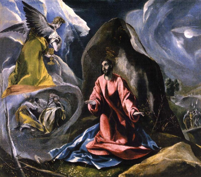 El Greco The Agony in the Garden Sweden oil painting art